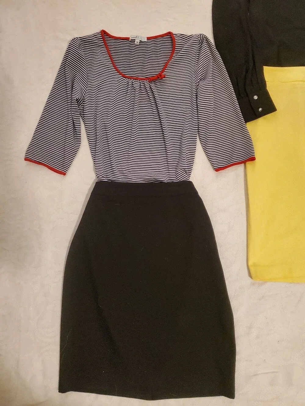 Lot 8 Office Work Pencil Skirts Blouses Blazer Bundle Skirt Set Suit Retro Chic